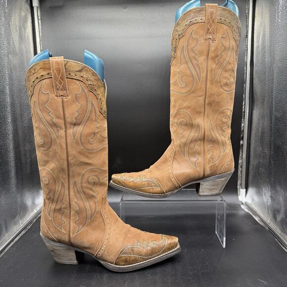 Ariat Women's Heritage Western X-Toe Wingtip Western Size 8.5B Boots 10015271 - Picture 1 of 8